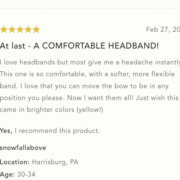 Anthropologie Elettra Bow Headband- pale sky blue - Picture 7 of 10